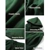 imageFlygo Womens Fleece 2 Piece Outfits Lounge Hoodie Sweatsuits Sets Oversized Sweatshirt Baggy Sweatpants Set WPocketsDark Green