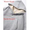 imageFlygo Womens Winter Hoodies Fleece Sherpa Lined Hooded Sweatshirt Heavyweight Warm Pullover Hoodie TopHooded Grey
