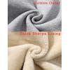 imageFlygo Womens Winter Hoodies Fleece Sherpa Lined Hooded Sweatshirt Heavyweight Warm Pullover Hoodie TopHooded Grey