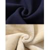 imageFlygo Womens Winter Hoodies Fleece Sherpa Lined Hooded Sweatshirt Heavyweight Warm Pullover Hoodie TopHooded Navy
