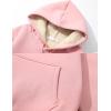 imageFlygo Womens Winter Hoodies Fleece Sherpa Lined Hooded Sweatshirt Heavyweight Warm Pullover Hoodie TopHooded Pink