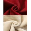 imageFlygo Womens Winter Hoodies Fleece Sherpa Lined Hooded Sweatshirt Heavyweight Warm Pullover Hoodie TopHooded Wine Red
