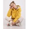 imageFlygo Womens Winter Hoodies Fleece Sherpa Lined Hooded Sweatshirt Heavyweight Warm Pullover Hoodie TopHooded Yellow