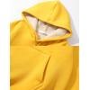 imageFlygo Womens Winter Hoodies Fleece Sherpa Lined Hooded Sweatshirt Heavyweight Warm Pullover Hoodie TopHooded Yellow