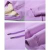 imageFlygo Hoodies for Women Winter Warm Sherpa Lined Fleece Pullover Hooded SweatshirtsPink