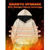imageFlygo Mens Casual Fleece Sherpa Lined Hoodie Winter Warm Pullover Hooded SweatshirtCamogreen