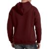 imageFlygo Mens Casual Fleece Sherpa Lined Hoodie Winter Warm Pullover Hooded SweatshirtMaroon