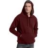 imageFlygo Mens Casual Fleece Sherpa Lined Hoodie Winter Warm Pullover Hooded SweatshirtMaroon