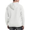 imageFlygo Mens Casual Fleece Sherpa Lined Hoodie Winter Warm Pullover Hooded SweatshirtWhite