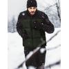 imageFlygo Mens Puffer Vest Lightweight Winter Outdoor Vests Warm Stand Collar Zip Sleeveless Jacket OuterwearArmy Green