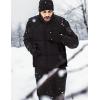 imageFlygo Mens Puffer Vest Lightweight Winter Outdoor Vests Warm Stand Collar Zip Sleeveless Jacket OuterwearBlack