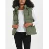 imageFlygo Puffer Vest Women Zip Up Sleeveless Winter Casual Stand Collar Padded Down Jacket Coat with PocketsHooded Army Green