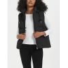 imageFlygo Puffer Vest Women Zip Up Sleeveless Winter Casual Stand Collar Padded Down Jacket Coat with PocketsHooded Black