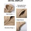 imageFlygo Puffer Vest Women Zip Up Sleeveless Winter Casual Stand Collar Padded Down Jacket Coat with PocketsHooded Khaki