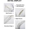 imageFlygo Puffer Vest Women Zip Up Sleeveless Winter Casual Stand Collar Padded Down Jacket Coat with PocketsHooded White