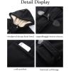 imageFlygo Sherpa Lined Winter Jackets for Women Fleece Hoodie Jacket Warm Fall Winter Toggle Duffle CoatsBlack