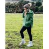 imageFlygo Womens Oversized Puffer Jacket Packable Quilted Pullover Jackets Hoodies Lightweight Padded Down CoatAqua Green