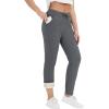 imageFlygo Womens Sherpa Lined Athletic Sweatpants Winter Active Joggers Fleece Pants02 Greystraight