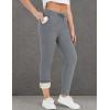 imageFlygo Womens Sherpa Lined Athletic Sweatpants Winter Active Joggers Fleece Pants02 Light Grey Straight