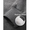 imageFlygo Womens Sherpa Lined Fleece Crewneck Pullover Sweatshirts Casual Winter Warm SweatshirtDark Grey