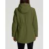 imageFlygo Womens Thicken Sherpa Lined Hooded Winter Coat Heavyweight Warm Fleece Lined Parka Plus Size Jacket OuterwearArmy Green