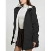 imageFlygo Womens Thicken Sherpa Lined Hooded Winter Coat Heavyweight Warm Fleece Lined Parka Plus Size Jacket OuterwearBlack