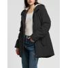 imageFlygo Womens Thicken Sherpa Lined Hooded Winter Coat Heavyweight Warm Fleece Lined Parka Plus Size Jacket OuterwearBlack
