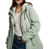 imageFlygo Womens Thicken Sherpa Lined Hooded Winter Coat Heavyweight Warm Fleece Lined Parka Plus Size Jacket OuterwearMint Green