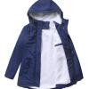 imageFlygo Womens Thicken Sherpa Lined Hooded Winter Coat Heavyweight Warm Fleece Lined Parka Plus Size Jacket OuterwearNavy