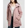 imageFlygo Womens Thicken Sherpa Lined Hooded Winter Coat Heavyweight Warm Fleece Lined Parka Plus Size Jacket OuterwearPink