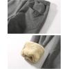 imageFlygo Womens Warm Fleece Pants Sherpa Lined Sweatpants Active Running Joggers PantsGrey