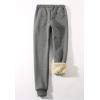 imageFlygo Womens Warm Fleece Pants Sherpa Lined Sweatpants Active Running Joggers PantsGrey