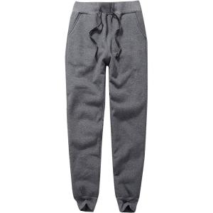 imageFlygo Womens Warm Fleece Pants Sherpa Lined Sweatpants Active Running Joggers Pants02 Grey