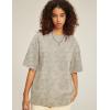 imageFlygo 2 Pack Mens Oversized TShirts Vintage Washed Tee Loose Fit Unisex Short Sleeve Casual Basic Graphic Tees Shirt TopsDarkgreykhaki