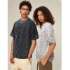 imageFlygo 2 Pack Mens Oversized TShirts Vintage Washed Tee Loose Fit Unisex Short Sleeve Casual Basic Graphic Tees Shirt TopsDarkgreywhite