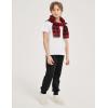 imageFlygo 3 Pack Boys Sweatpants Kids Active Joggers Athletic Casual Basic Pull On Pants with Pockets DrawstringBlacklightgreynavy