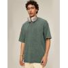 imageFlygo 3 Pack Men Oversized T Shirts Acid Washed Unisex Tee Loose Fit Short Sleeve Casual Streetwear Baggy Basic TopsBlackbeigearmygreen