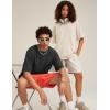 imageFlygo 3 Pack Men Oversized T Shirts Acid Washed Unisex Tee Loose Fit Short Sleeve Casual Streetwear Baggy Basic TopsBlackbeigerose