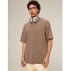 imageFlygo 3 Pack Men Oversized T Shirts Acid Washed Unisex Tee Loose Fit Short Sleeve Casual Streetwear Baggy Basic TopsKhakibeigearmygreen