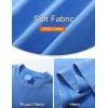 imageFlygo 3 Pack Mens Oversized TShirts Vintage 280G Heavy Cotton Streetwear Short Sleeve Solid Basic Tee Acid Washed TopsBlackdarkgreylightblue