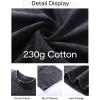 imageFlygo Boys Girls Cotton TShirts Kids Acid Wash Tshirt Vintage Unisex Casual Short Sleeve Loose Basic Tee TopBlack
