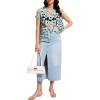 imageFlygo Hollow Out Floral Lace Crop Top for Women 2025 Trendy Oversized Sleeveless Crochet Vest Coverup Y2K Going Out TopsLight Green