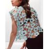 imageFlygo Hollow Out Floral Lace Crop Top for Women 2025 Trendy Oversized Sleeveless Crochet Vest Coverup Y2K Going Out TopsLight Green