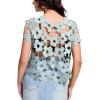 imageFlygo Hollow Out Floral Lace Crop Top for Women 2025 Trendy Oversized Sleeveless Crochet Vest Coverup Y2K Going Out TopsLight Green