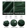 imageFlygo Mens Hoodie Oversized Fleece Pullover Fashion Hoodies Casual Long Sleeve Hooded Sweatshirt StreetwearDark Green