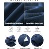 imageFlygo Mens Hoodie Oversized Fleece Pullover Fashion Hoodies Casual Long Sleeve Hooded Sweatshirt StreetwearNavy