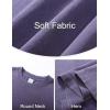 imageFlygo Mens Oversized TShirts Vintage 280G Heavy Cotton Streetwear Short Sleeve Solid Basic Tee Shirt Acid Wash TopsPurple