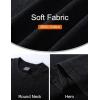 imageFlygo Mens Oversized Vintage TShirts Cotton Streetwear Short Sleeve Solid Basic Tee Shirt Acid Wash Hip Hop Tops Black