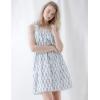 imageFlygo Nightgowns for Women Ruffle Sleeveless House Dresses Floral Print Sleep Dress Nightdress Sleepwear with PocketsLight Blue