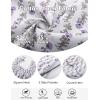 imageFlygo Nightgowns for Women Ruffle Sleeveless House Dresses Floral Print Sleep Dress Nightdress Sleepwear with PocketsLight Purple